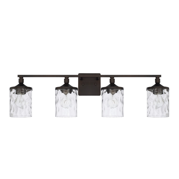 Capital Lighting - 128841BZ-451 - Four Light Vanity - Colton - Bronze from Lighting & Bulbs Unlimited in Charlotte, NC