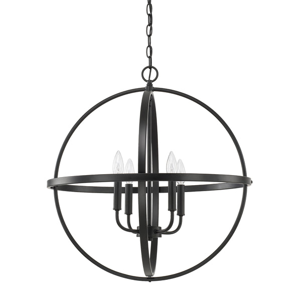 Capital Lighting - 317542MB - Four Light Pendant - Hartwell - Matte Black from Lighting & Bulbs Unlimited in Charlotte, NC