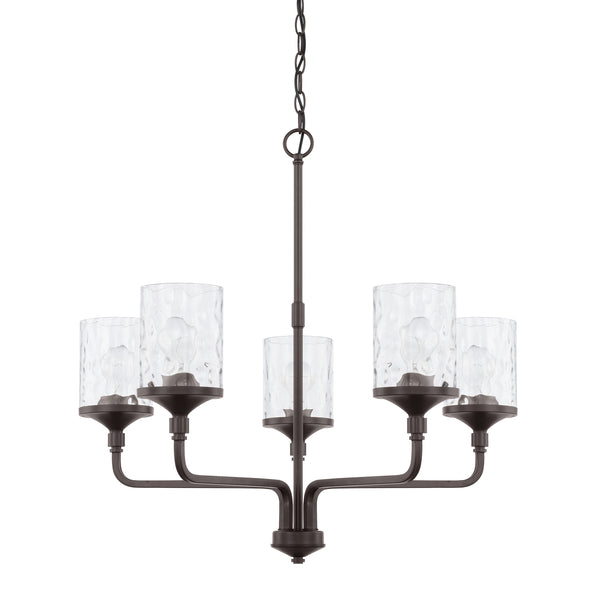 Capital Lighting - 428851BZ-451 - Five Light Chandelier - Colton - Bronze from Lighting & Bulbs Unlimited in Charlotte, NC