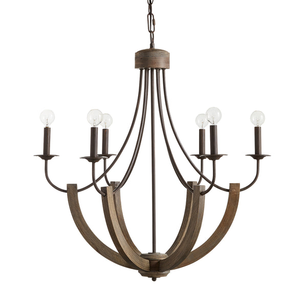 Capital Lighting - 429161NG - Six Light Chandelier - Tybee - Nordic Grey from Lighting & Bulbs Unlimited in Charlotte, NC