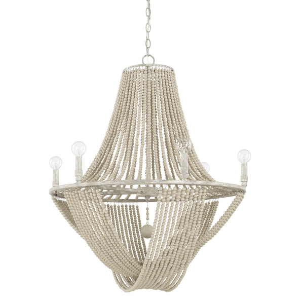 Capital Lighting - 429561MS - Six Light Chandelier - Kayla - Mystic Sand from Lighting & Bulbs Unlimited in Charlotte, NC