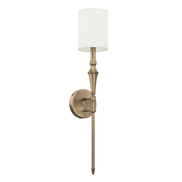 Capital Lighting - 628416AD-684 - One Light Wall Sconce - Amelia - Aged Brass from Lighting & Bulbs Unlimited in Charlotte, NC