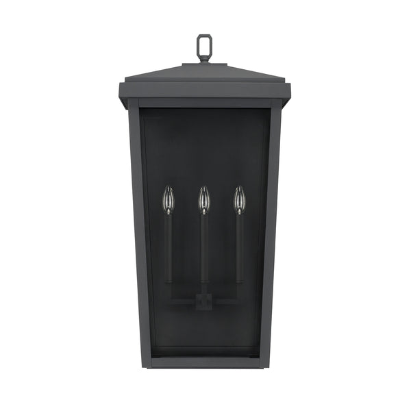 Capital Lighting - 926231BK - Three Light Outdoor Wall Lantern - Donnelly - Black from Lighting & Bulbs Unlimited in Charlotte, NC