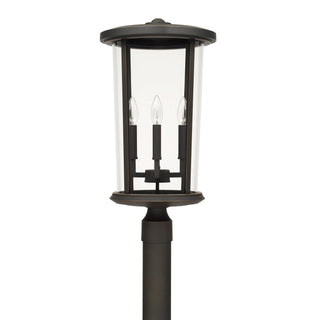 Capital Lighting - 926743OZ - Four Light Outdoor Post Lantern - Howell - Oiled Bronze from Lighting & Bulbs Unlimited in Charlotte, NC