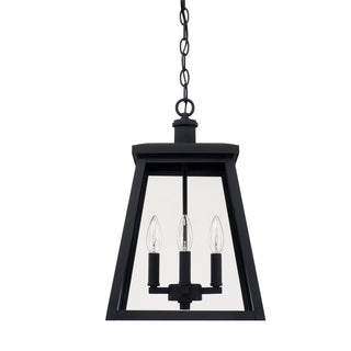 Capital Lighting - 926842BK - Four Light Outdoor Hanging Lantern - Belmore - Black from Lighting & Bulbs Unlimited in Charlotte, NC