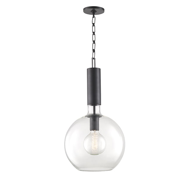 Hudson Valley - 1413-OB - One Light Pendant - Raleigh - Old Bronze from Lighting & Bulbs Unlimited in Charlotte, NC