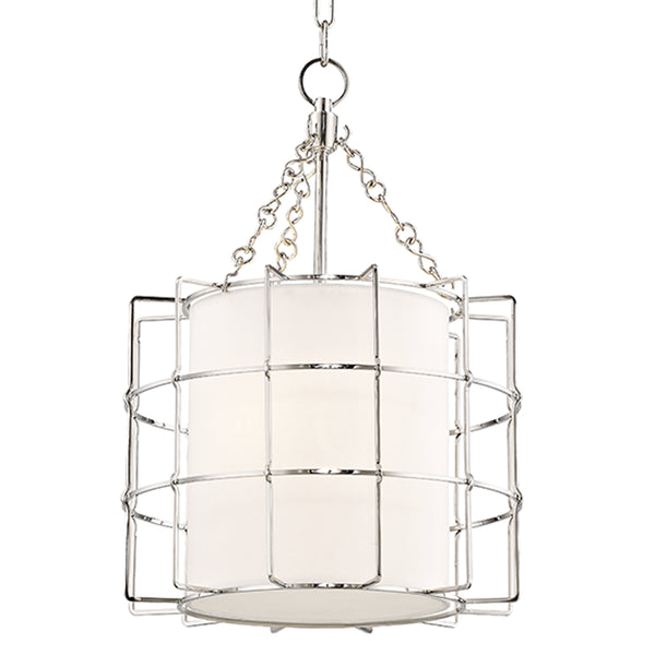 Hudson Valley - 1516-PN - LED Pendant - Sovereign - Polished Nickel from Lighting & Bulbs Unlimited in Charlotte, NC