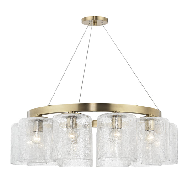 Hudson Valley - 3234-AGB - Ten Light Chandelier - Charles - Aged Brass from Lighting & Bulbs Unlimited in Charlotte, NC