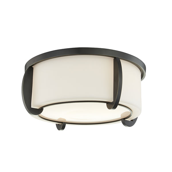 Hudson Valley - 4613-OB - Two Light Flush Mount - Talon - Old Bronze from Lighting & Bulbs Unlimited in Charlotte, NC