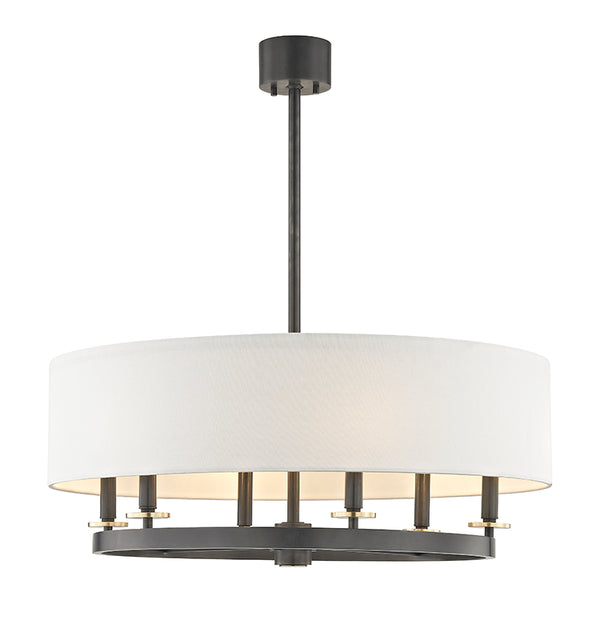 Hudson Valley - 6530-AOB - Six Light Pendant - Durham - Aged Old Bronze from Lighting & Bulbs Unlimited in Charlotte, NC