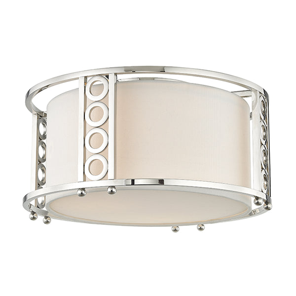 Hudson Valley - 6710-PN - Three Light Flush Mount - Infinity - Polished Nickel from Lighting & Bulbs Unlimited in Charlotte, NC