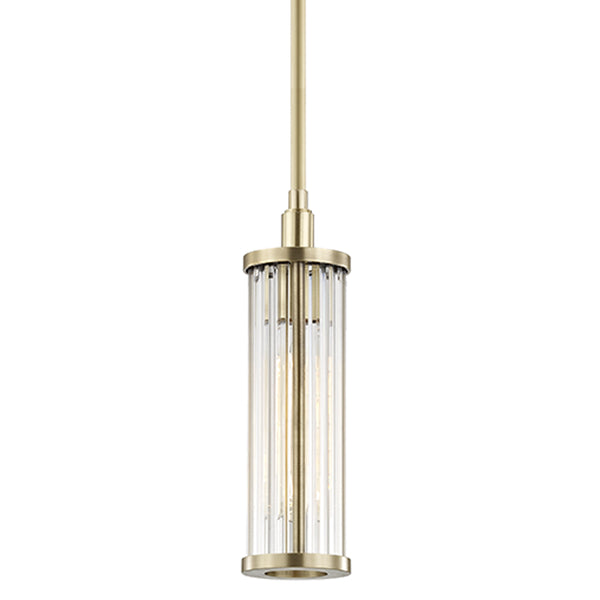 Hudson Valley - 9120-AGB - One Light Pendant - Marley - Aged Brass from Lighting & Bulbs Unlimited in Charlotte, NC