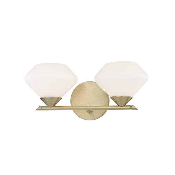 Mitzi - H136302-AGB - Two Light Bath Bracket - Valerie - Aged Brass from Lighting & Bulbs Unlimited in Charlotte, NC