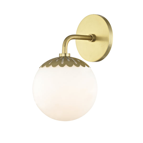 Mitzi - H193301-AGB - One Light Bath Bracket - Paige - Aged Brass from Lighting & Bulbs Unlimited in Charlotte, NC