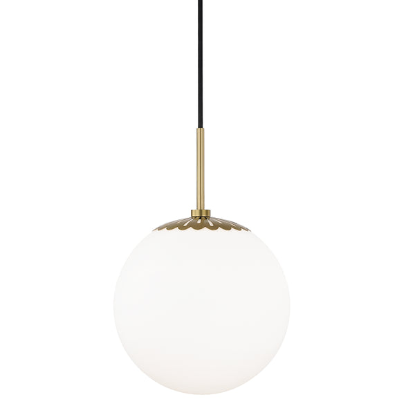 Mitzi - H193701L-AGB - One Light Pendant - Paige - Aged Brass from Lighting & Bulbs Unlimited in Charlotte, NC