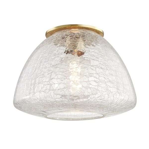 Mitzi - H216501L-AGB - One Light Flush Mount - Maya - Aged Brass from Lighting & Bulbs Unlimited in Charlotte, NC