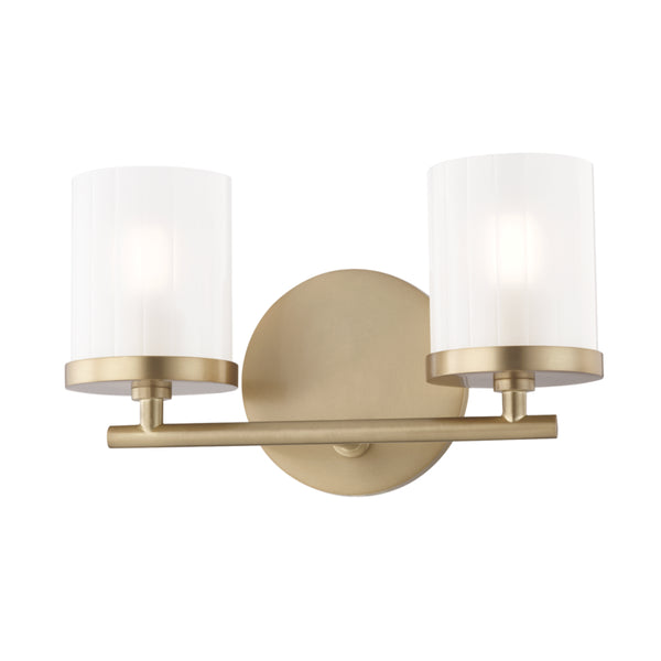 Mitzi - H239302-AGB - Two Light Bath Bracket - Ryan - Aged Brass from Lighting & Bulbs Unlimited in Charlotte, NC