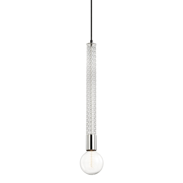 Mitzi - H256701-PN - One Light Pendant - Pippin - Polished Nickel from Lighting & Bulbs Unlimited in Charlotte, NC