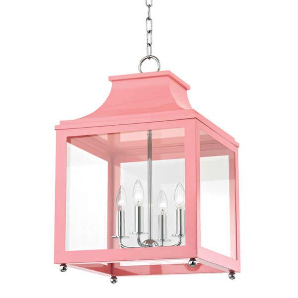 Mitzi - H259704L-PN/PK - Four Light Pendant - Leigh - Polished Nickel/Pink from Lighting & Bulbs Unlimited in Charlotte, NC