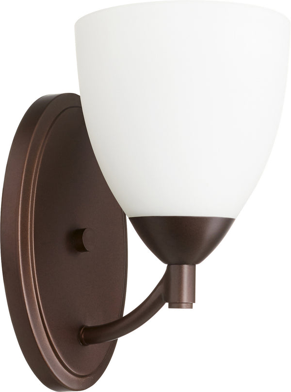 Quorum - 5569-1-86 - One Light Wall Mount - Barkley - Oiled Bronze from Lighting & Bulbs Unlimited in Charlotte, NC