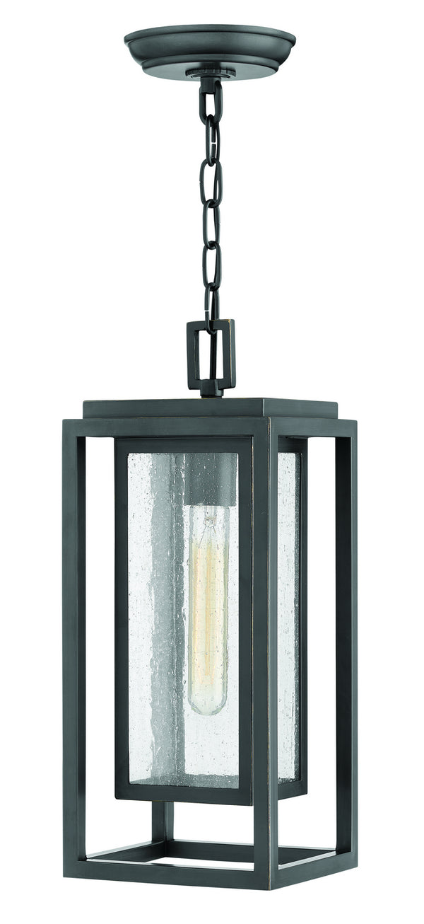 Hinkley - 1002OZ - LED Hanging Lantern - Republic - Oil Rubbed Bronze from Lighting & Bulbs Unlimited in Charlotte, NC