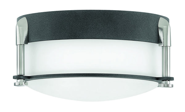 Hinkley - 3230DZ - LED Flush Mount - Colbin - Aged Zinc from Lighting & Bulbs Unlimited in Charlotte, NC