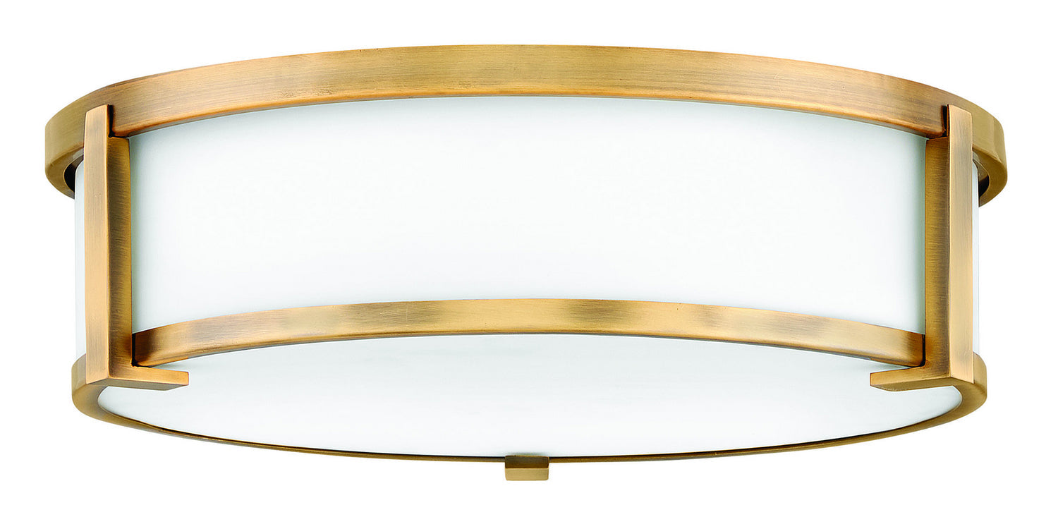 Hinkley - 3243BR - 3243BR - Three Light Flush Mount - Three Light Flush Mount - Lowell - Lowell - Brushed Bronze - Brushed Bronze
