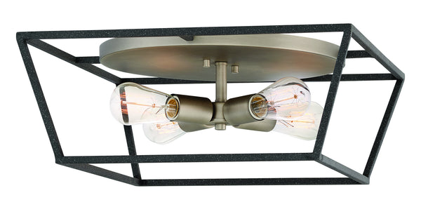 Hinkley - 3331DZ - LED Flush Mount - Fulton - Aged Zinc from Lighting & Bulbs Unlimited in Charlotte, NC