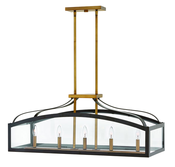 Hinkley - 3416BZ - LED Linear Chandelier - Clarendon - Bronze from Lighting & Bulbs Unlimited in Charlotte, NC