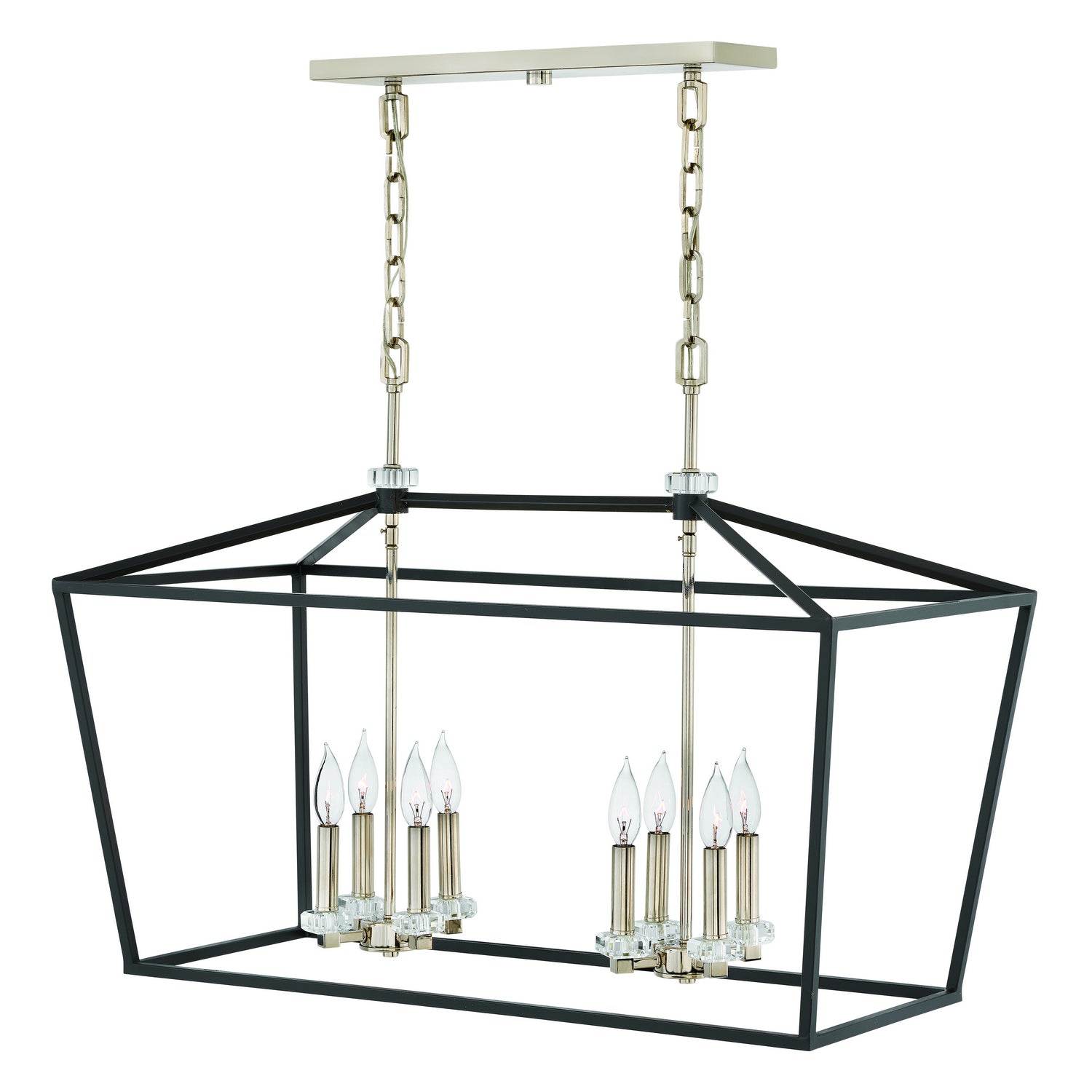 Hinkley - 3534BK - LED Linear Chandelier - Stinson - Black from Lighting & Bulbs Unlimited in Charlotte, NC