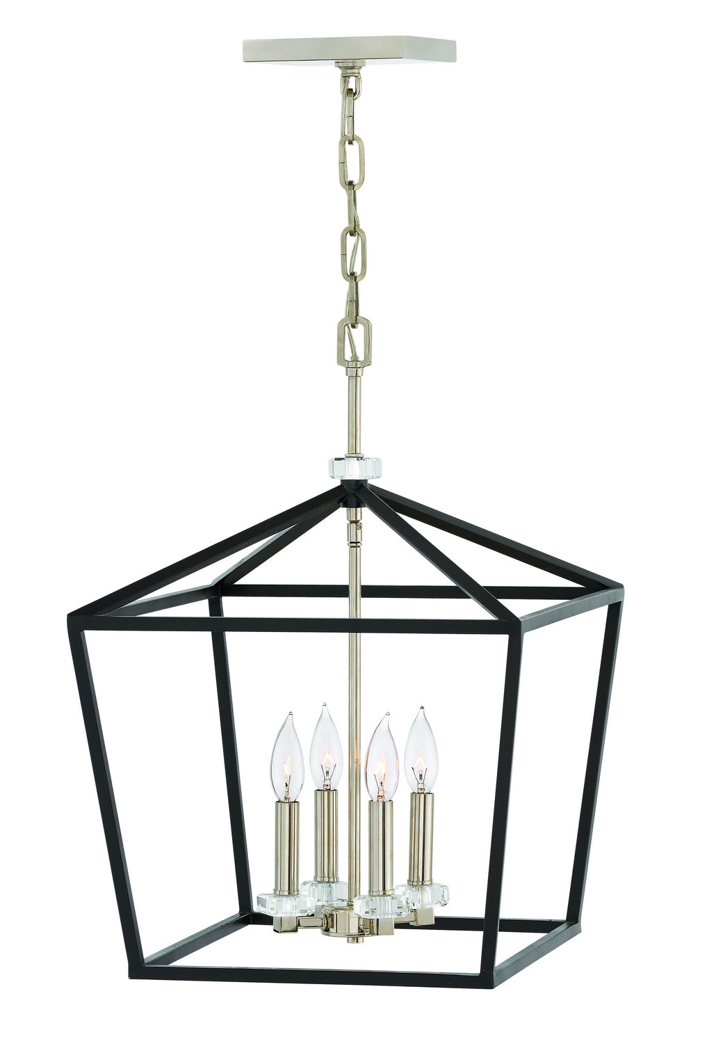 Hinkley - 3535BK - LED Chandelier - Stinson - Black from Lighting & Bulbs Unlimited in Charlotte, NC