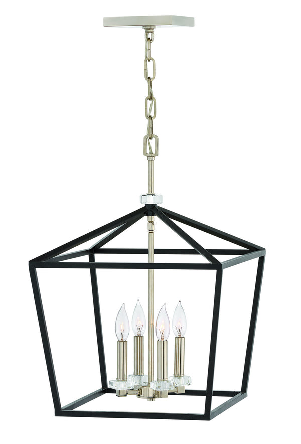 Hinkley - 3535BK - LED Chandelier - Stinson - Black from Lighting & Bulbs Unlimited in Charlotte, NC