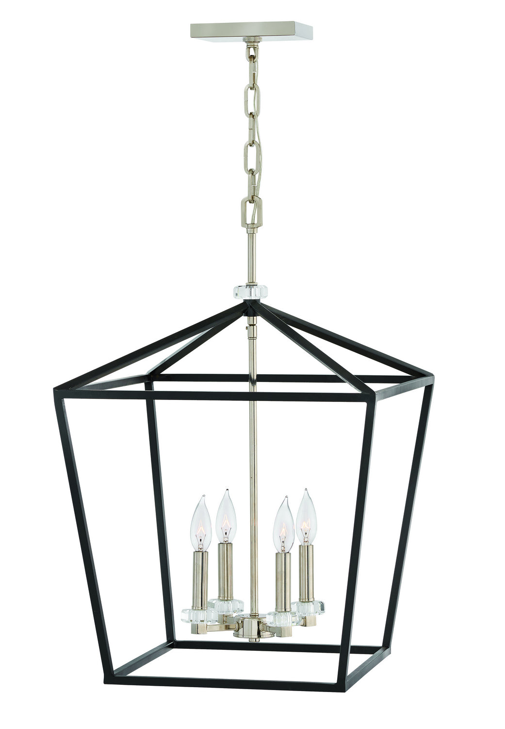Hinkley - 3536BK - LED Chandelier - Stinson - Black from Lighting & Bulbs Unlimited in Charlotte, NC