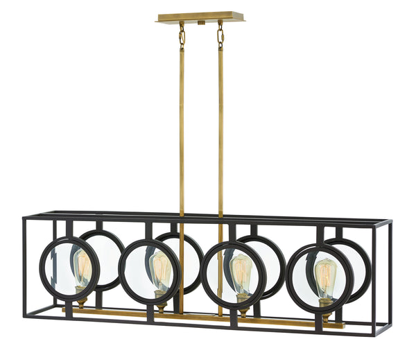 Hinkley - 3926KZ - LED Linear Chandelier - Fulham - Buckeye Bronze from Lighting & Bulbs Unlimited in Charlotte, NC