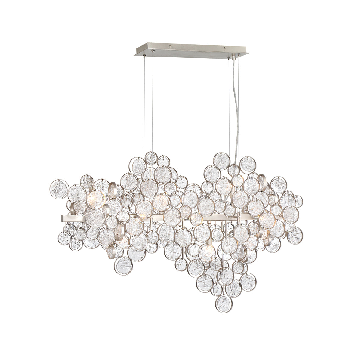 Eurofase - 34031-018 - 12 Light Chandelier - Trento - Champagne Silver from Lighting & Bulbs Unlimited in Charlotte, NC