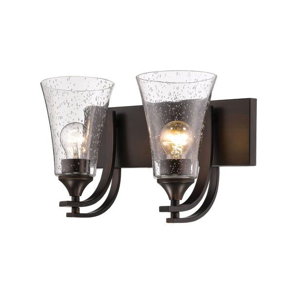 Millennium - 1492-RBZ - Two Light Vanity - Natalie - Rubbed Bronze from Lighting & Bulbs Unlimited in Charlotte, NC