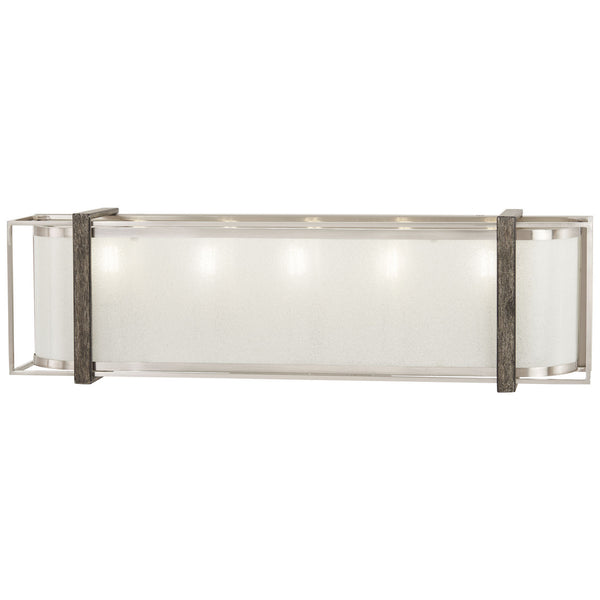 Minka-Lavery - 4565-098 - Five Light Bath - Tyson'S Gate - Brushed Nickel W/Shale Wood from Lighting & Bulbs Unlimited in Charlotte, NC