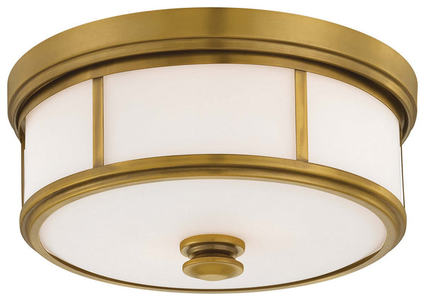 Minka-Lavery - 6368-249 - Three Light Flush Mount - Liberty Gold from Lighting & Bulbs Unlimited in Charlotte, NC