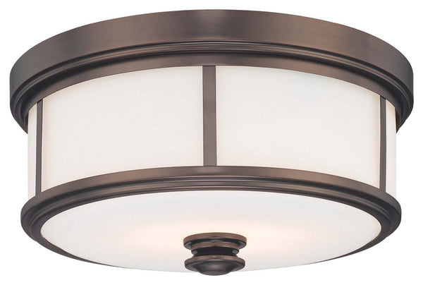 Minka-Lavery - 6369-281 - Five Light Flush Mount - Harvard Court Bronze (Plated) from Lighting & Bulbs Unlimited in Charlotte, NC
