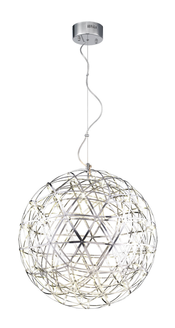 Matteo Lighting - C48624CH - LED Chandelier - Manhattan Series - Chrome from Lighting & Bulbs Unlimited in Charlotte, NC
