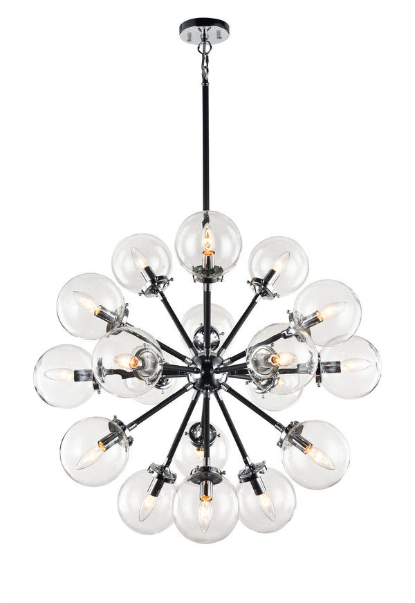Matteo Lighting - C62818CHCL - 18 Light Chandelier - Soleil - Chrome from Lighting & Bulbs Unlimited in Charlotte, NC