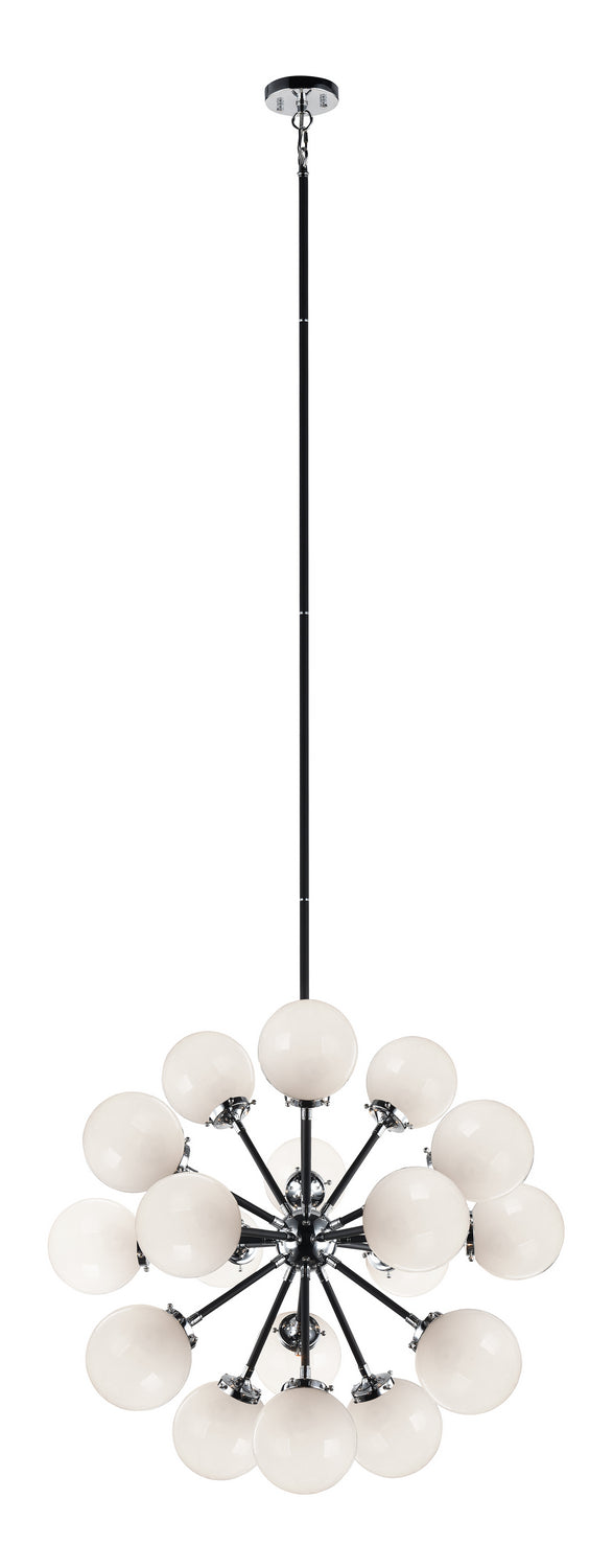 Matteo Lighting - C62818CHOP - 18 Light Chandelier - Soleil - Chrome from Lighting & Bulbs Unlimited in Charlotte, NC