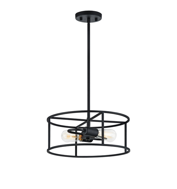 Matteo Lighting - C71602RB - Two Light Pendant - Candid - Rusty Black from Lighting & Bulbs Unlimited in Charlotte, NC