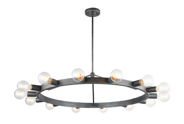 Matteo Lighting - C73314SB - 14 Light Chandelier - Marquis - Silver Black from Lighting & Bulbs Unlimited in Charlotte, NC