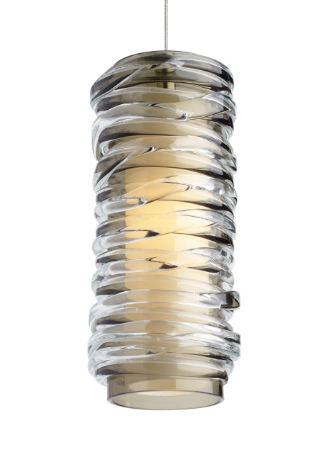 Visual Comfort Modern - 700FJLEIKS - One Light Pendant - Leigh - Satin Nickel from Lighting & Bulbs Unlimited in Charlotte, NC
