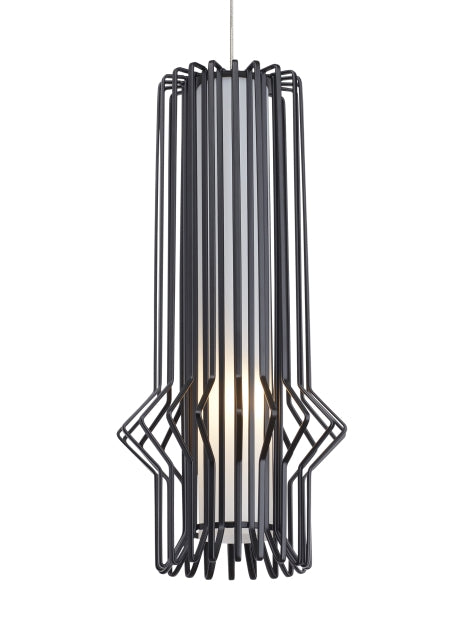 Visual Comfort Modern - 700MPSYRBS-LEDS930 - LED Pendant - Syrma - Satin Nickel from Lighting & Bulbs Unlimited in Charlotte, NC