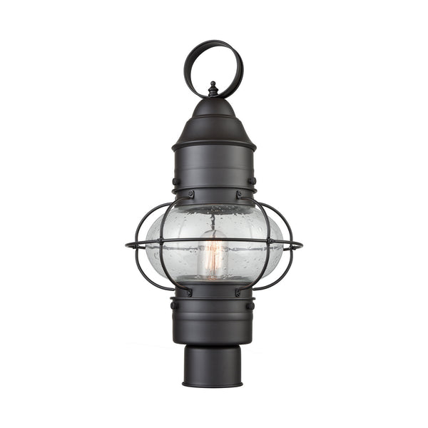 ELK Home - 57182/1 - One Light Outdoor Post Mount - Onion - Oil Rubbed Bronze from Lighting & Bulbs Unlimited in Charlotte, NC