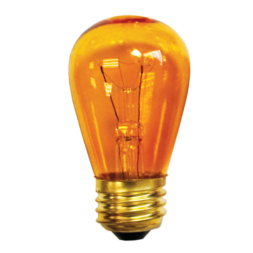 Bulbrite - 701211 - Light Bulb - Indicator, - Transparent Amber from Lighting & Bulbs Unlimited in Charlotte, NC