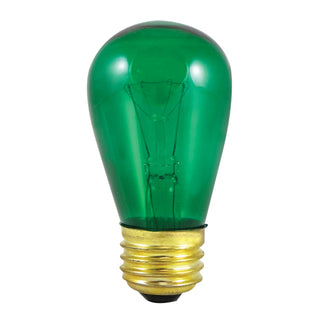 Bulbrite - 701411 - Light Bulb - Indicator, - Transparent Green from Lighting & Bulbs Unlimited in Charlotte, NC