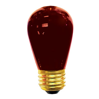 Bulbrite - 701711 - Light Bulb - Indicator, - Transparent Red from Lighting & Bulbs Unlimited in Charlotte, NC